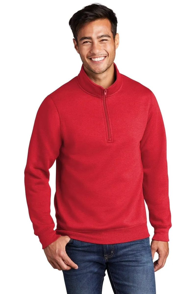 Port Company Core Fleece 1/4-Zip Pullover Sweatshirt PC78Q