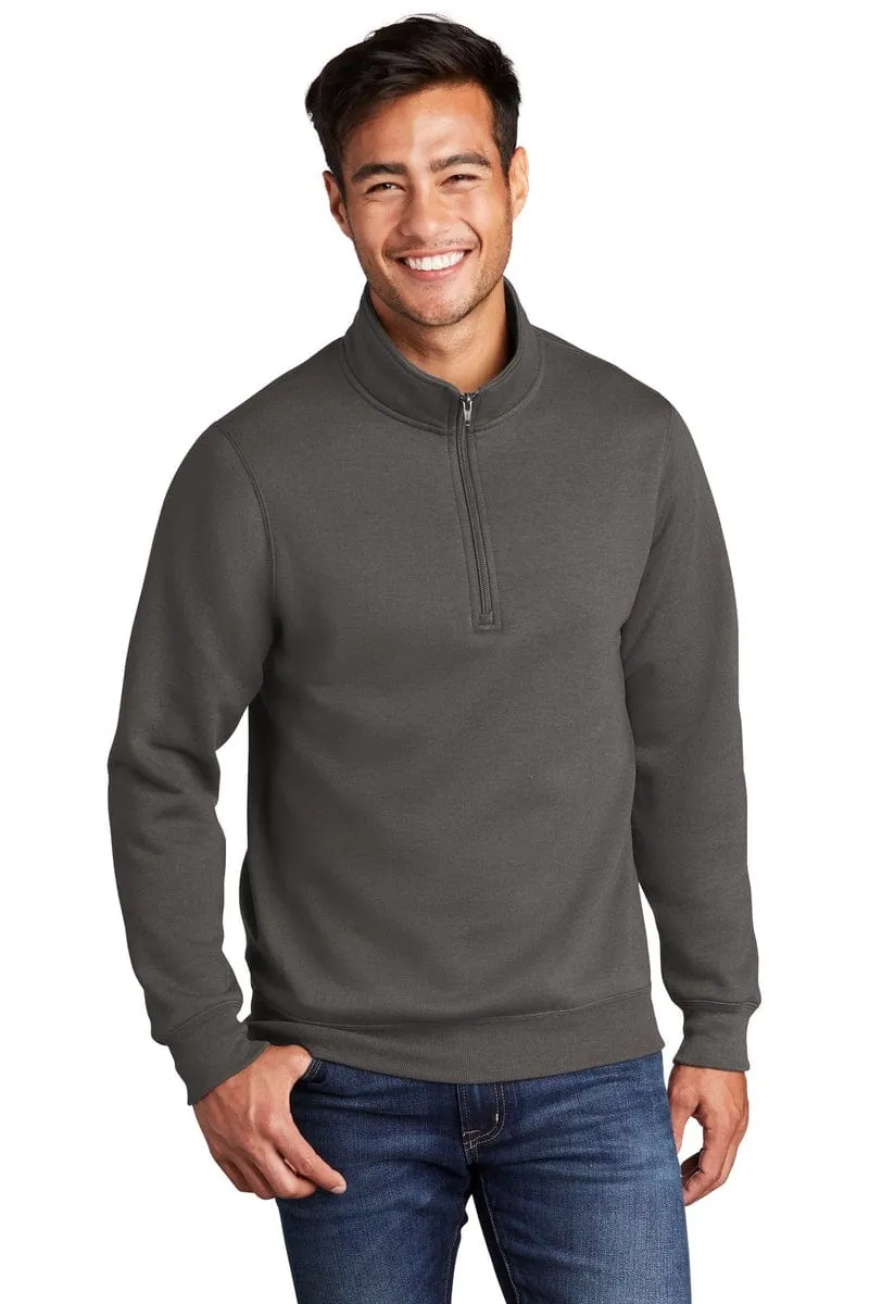 Port Company Core Fleece 1/4-Zip Pullover Sweatshirt PC78Q