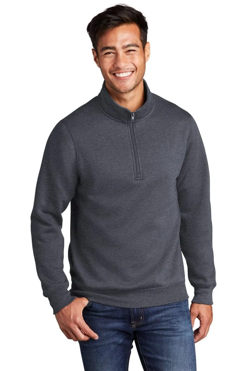 Port Company Core Fleece 1/4-Zip Pullover Sweatshirt PC78Q