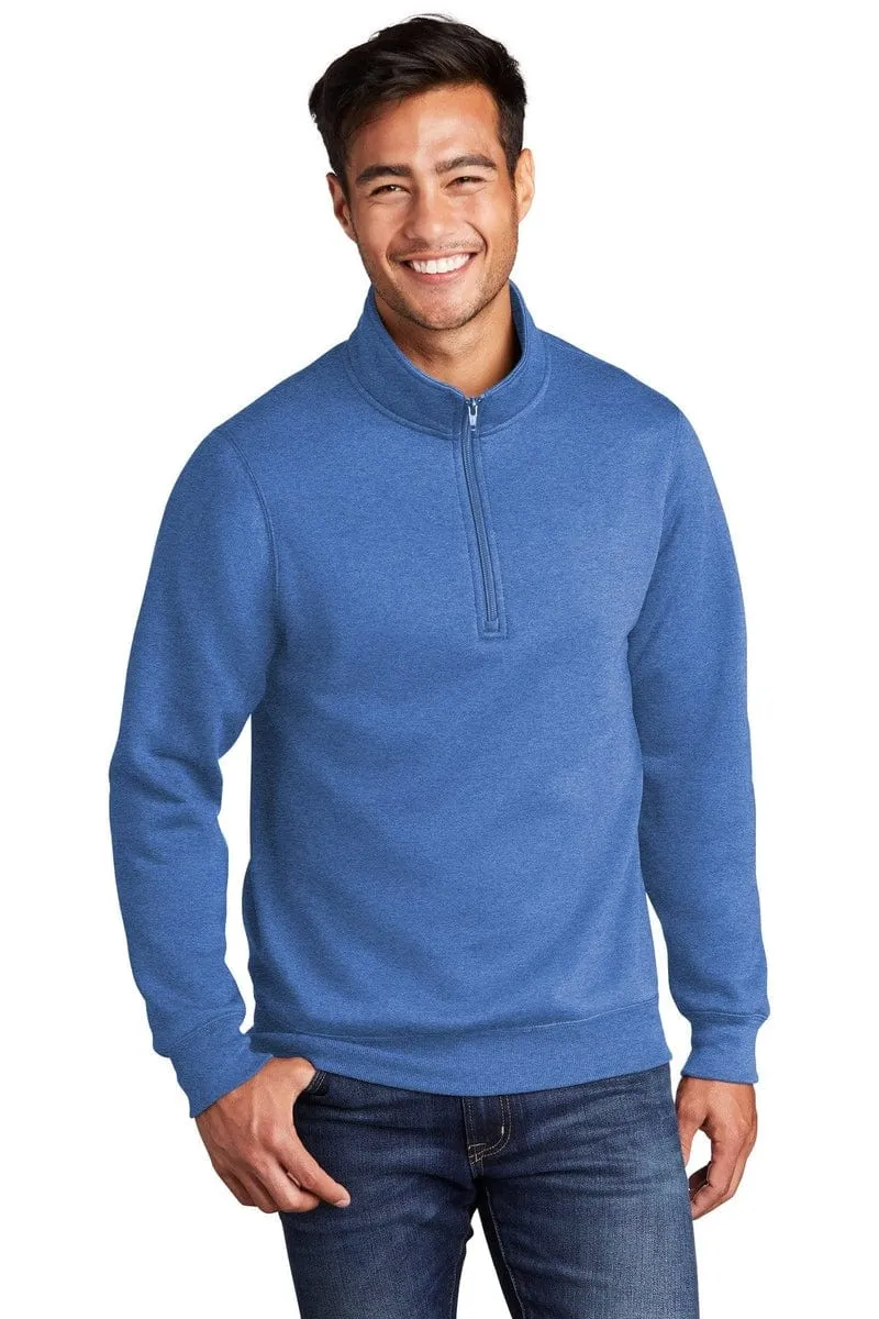 Port Company Core Fleece 1/4-Zip Pullover Sweatshirt PC78Q