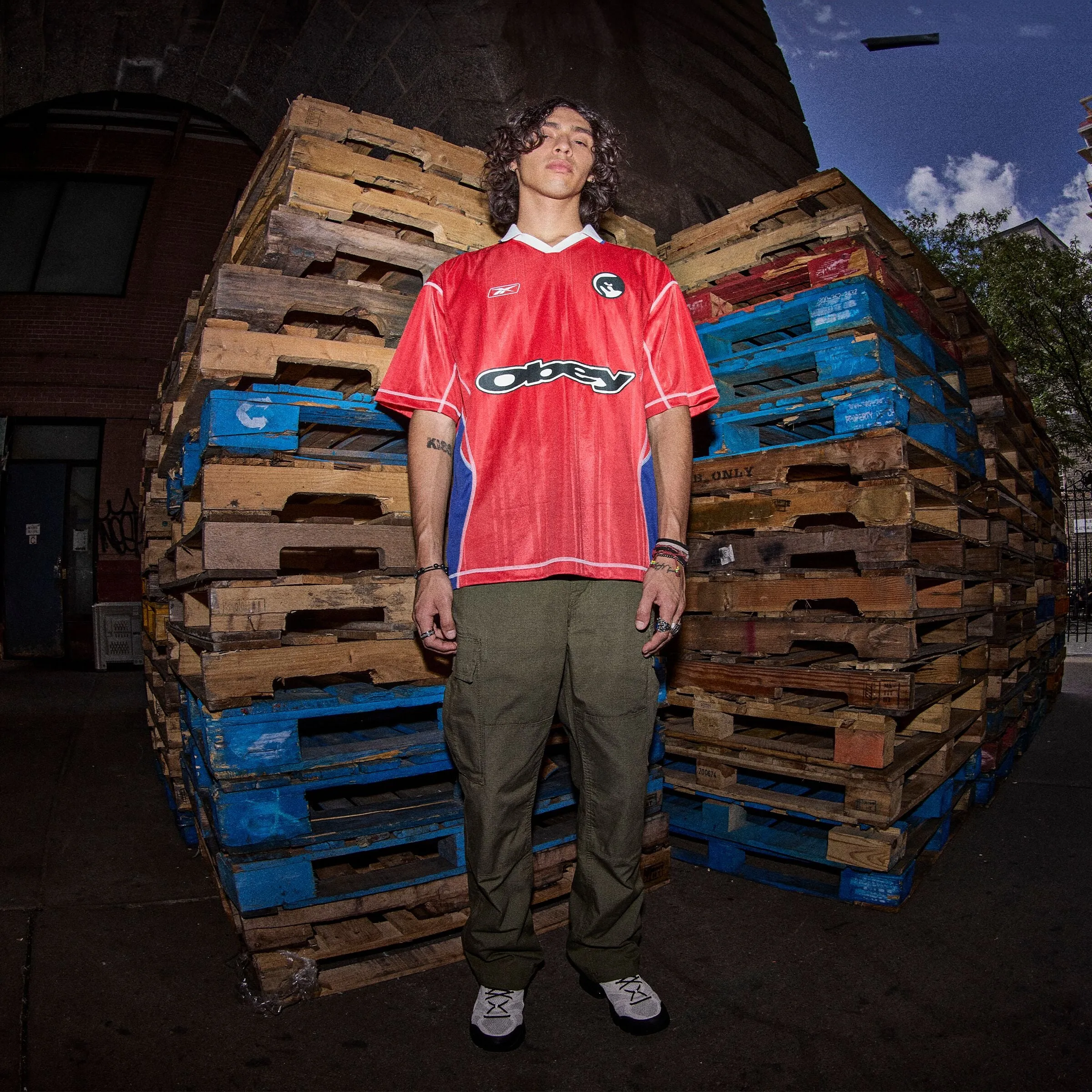 Reebok X Obey Jersey Vector Red