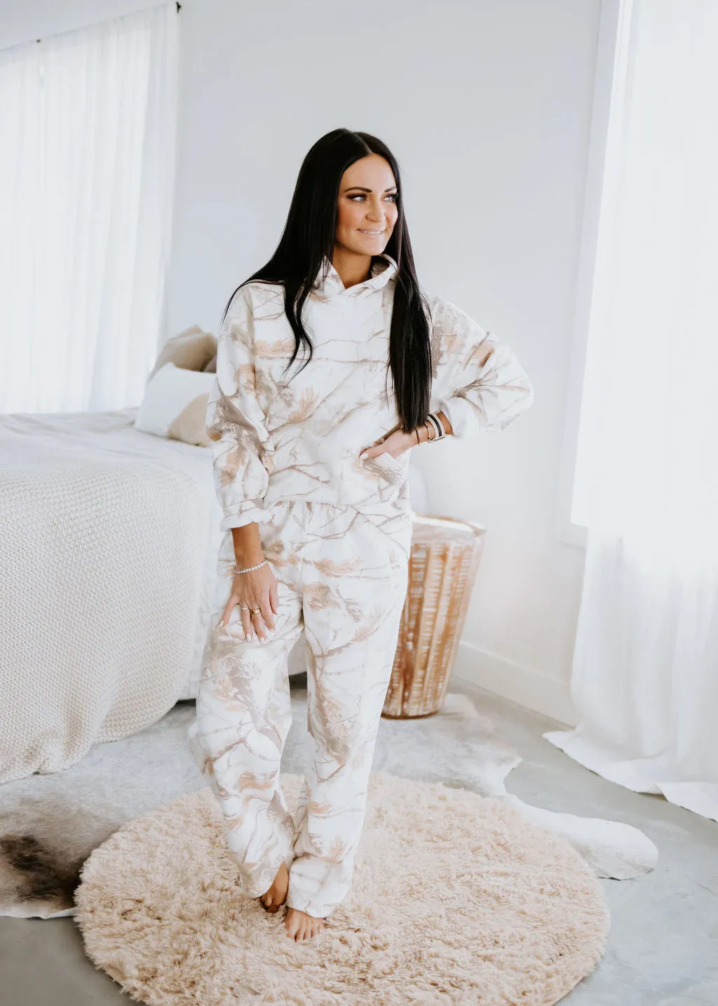 Sand Dune Camo Wide Leg Pant by Lily & Lottie