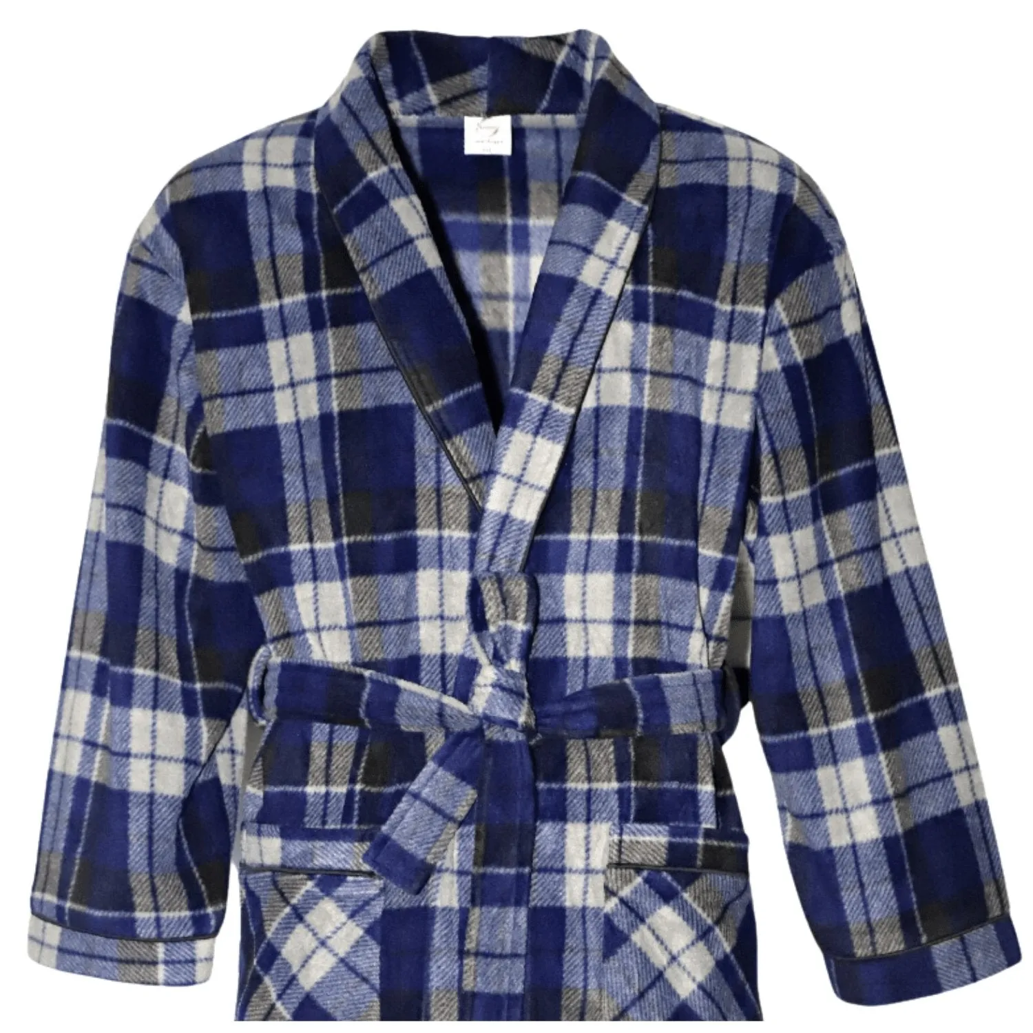 SaneShoppe Men's Super Soft Warm Fleece Dressing Gown