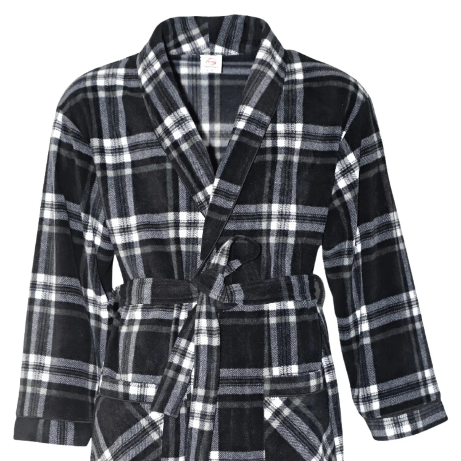 SaneShoppe Men's Super Soft Warm Fleece Dressing Gown