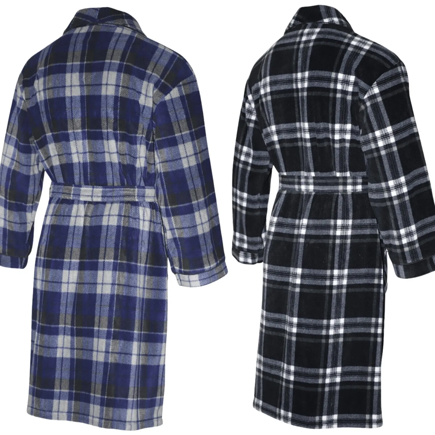 SaneShoppe Men's Super Soft Warm Fleece Dressing Gown