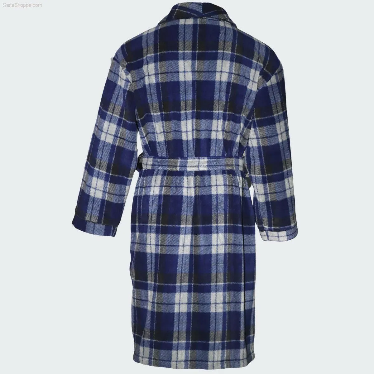 SaneShoppe Men's Super Soft Warm Fleece Dressing Gown
