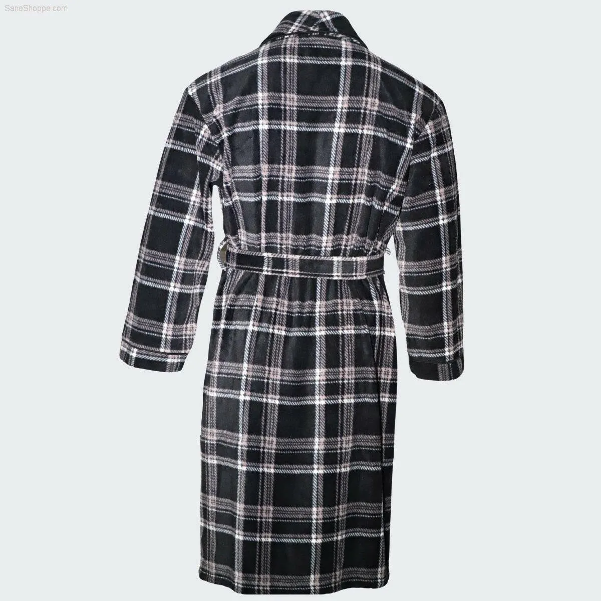 SaneShoppe Men's Super Soft Warm Fleece Dressing Gown