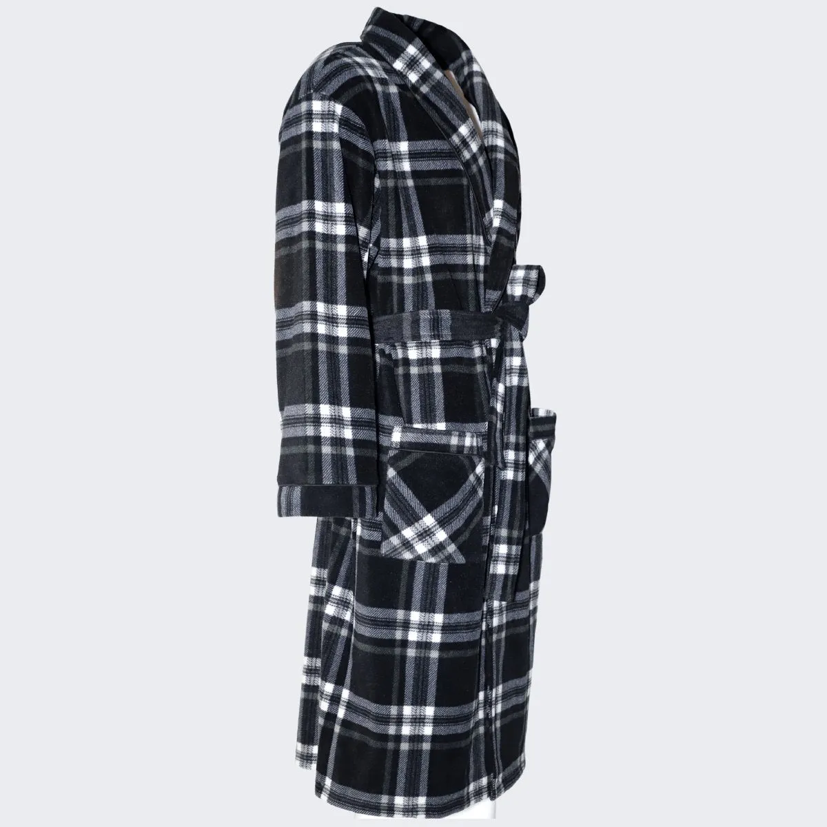 SaneShoppe Men's Super Soft Warm Fleece Dressing Gown
