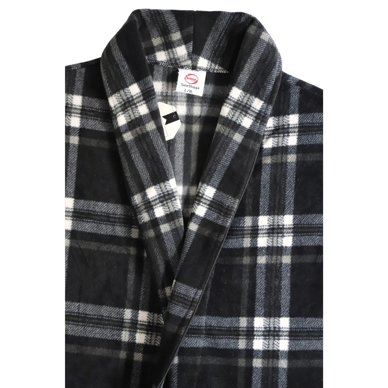 SaneShoppe Men's Super Soft Warm Fleece Dressing Gown