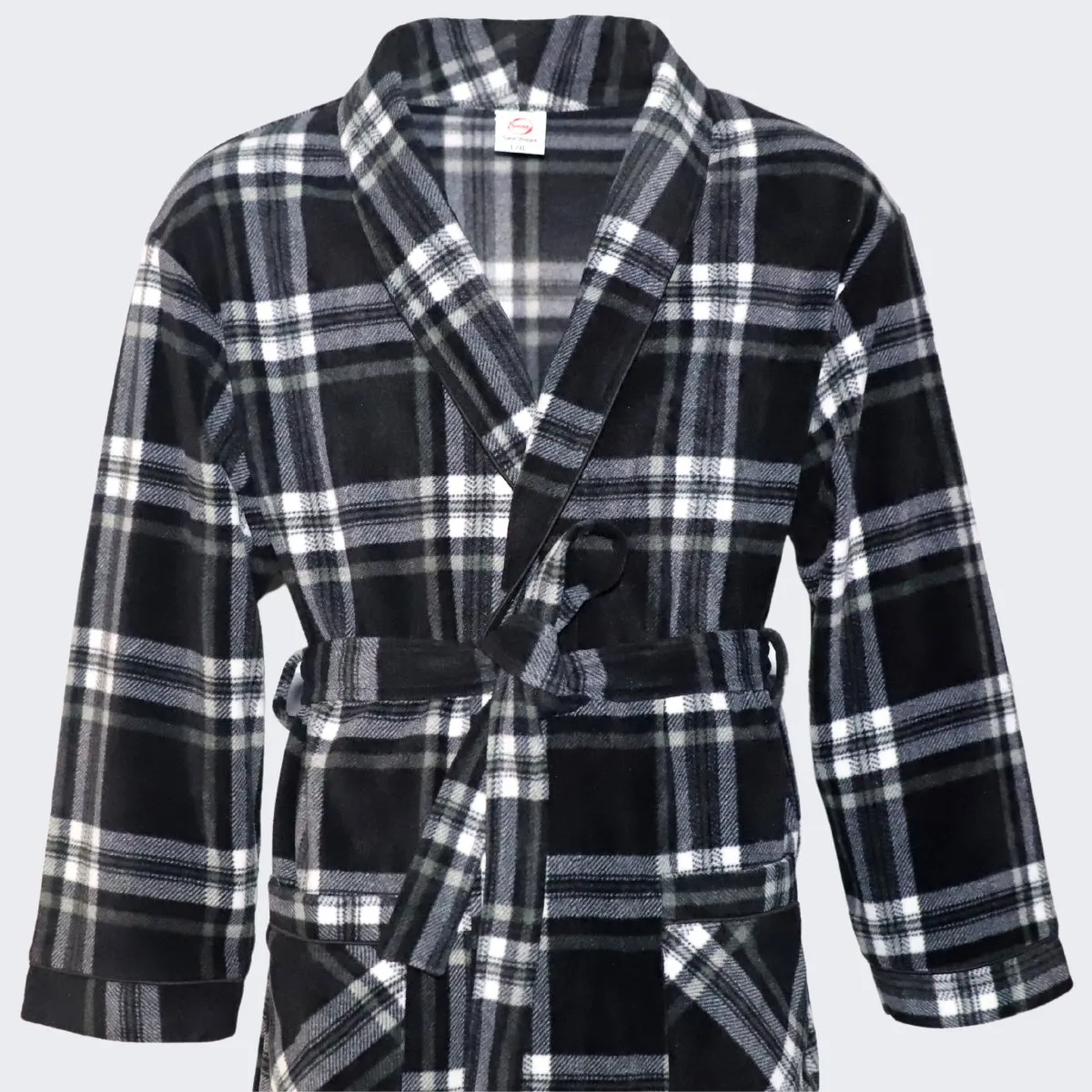 SaneShoppe Men's Super Soft Warm Fleece Dressing Gown