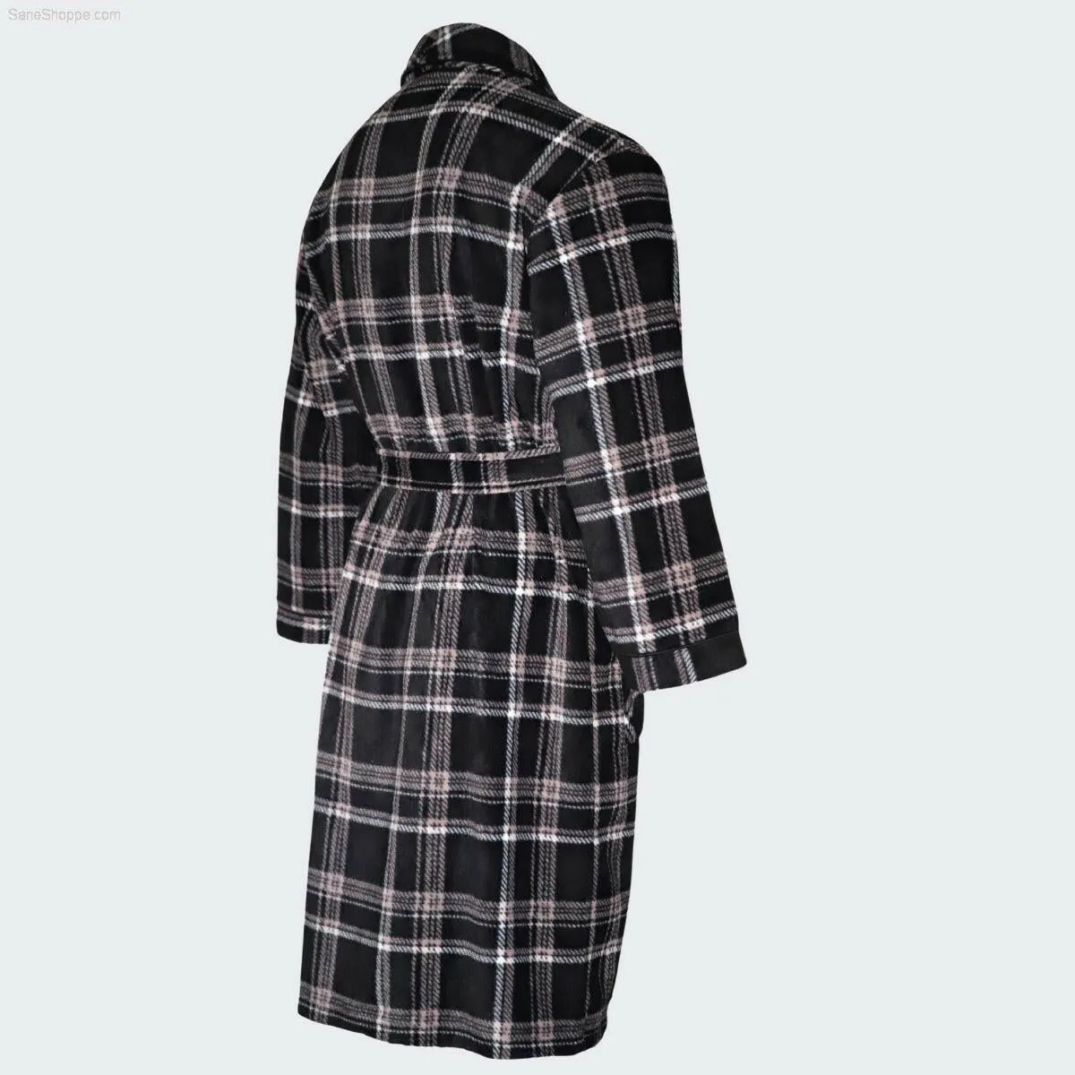 SaneShoppe Men's Super Soft Warm Fleece Dressing Gown