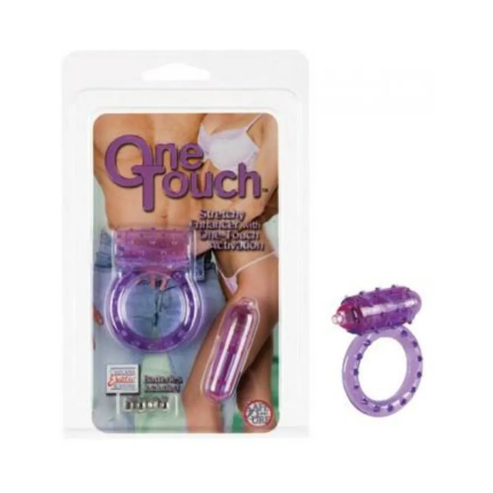 Silicone One Touch Cockring - Nubby