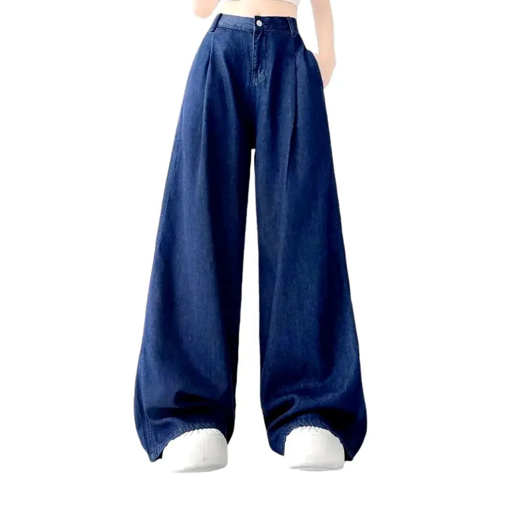 Slouchy fit high rise women's jeans