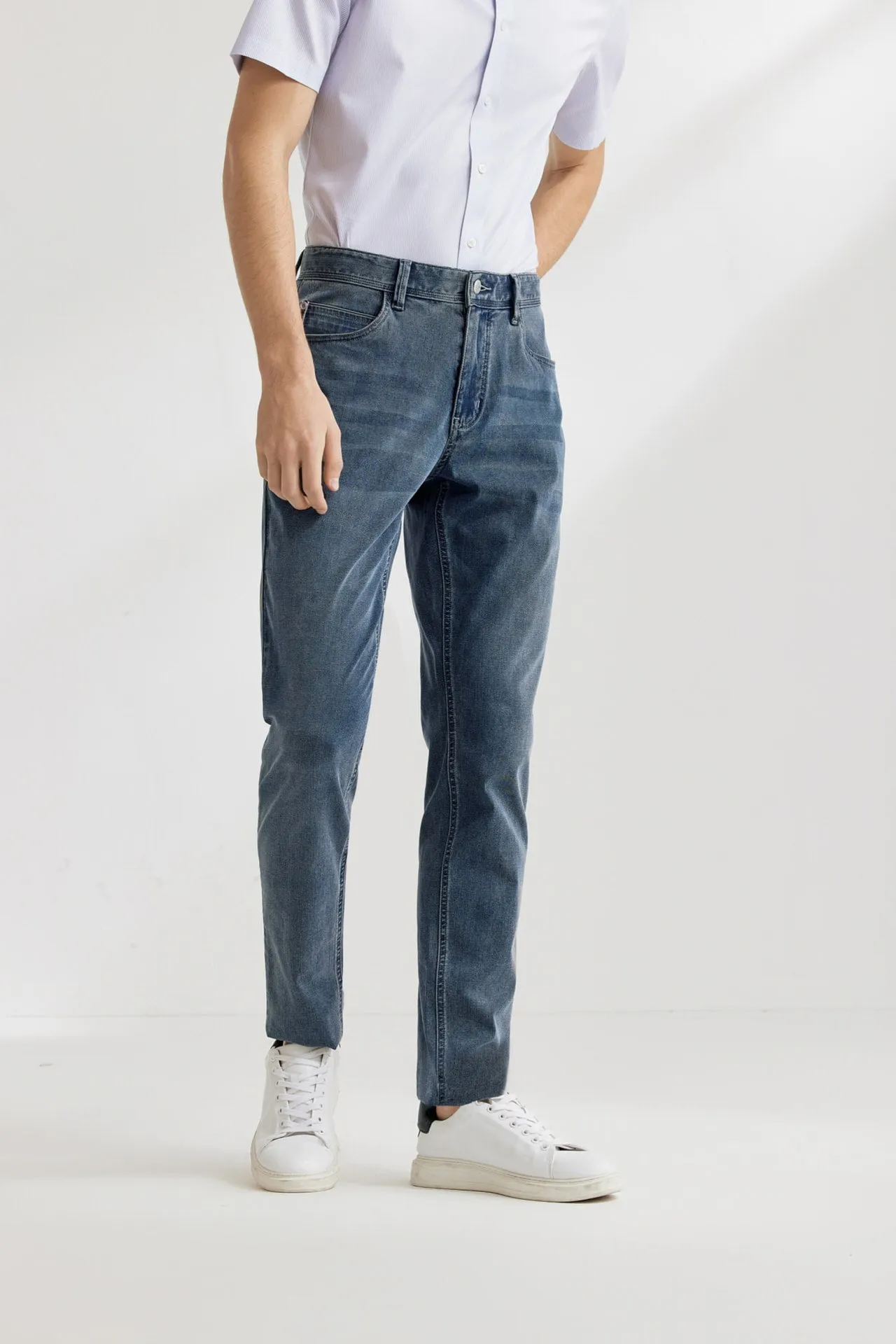 Soft Touch High Stretch Jeans in Slim Tapered Fit
