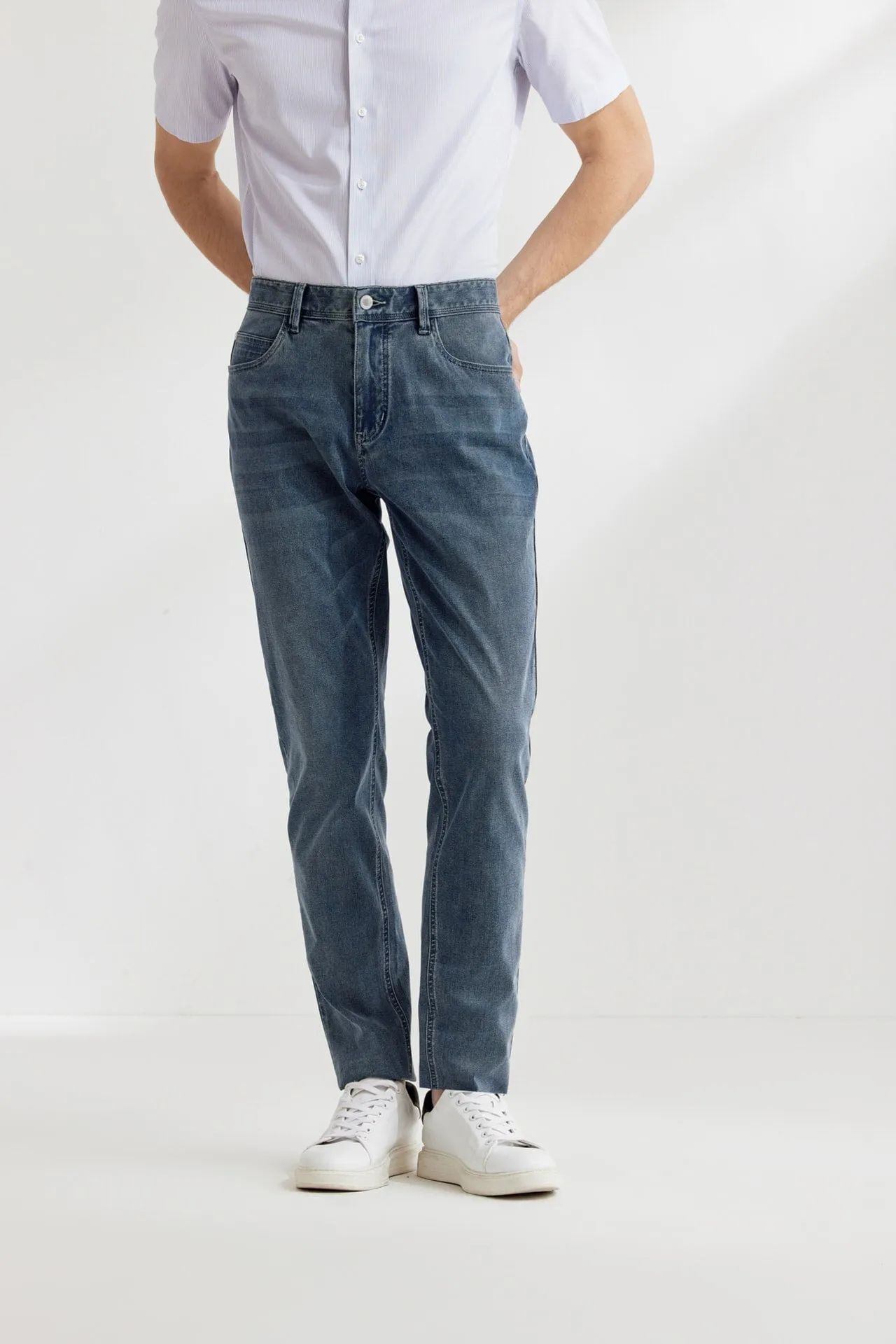 Soft Touch High Stretch Jeans in Slim Tapered Fit