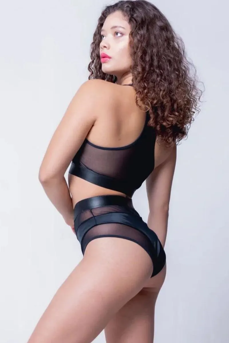 Sorte Trance Bottoms - Black