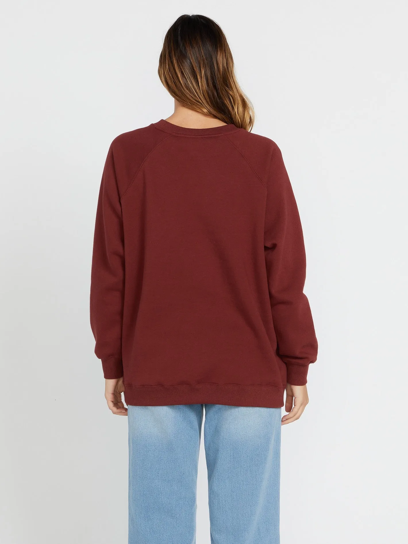 Stone Magic Boyfriend Crew Sweatshirt - Cayenne
