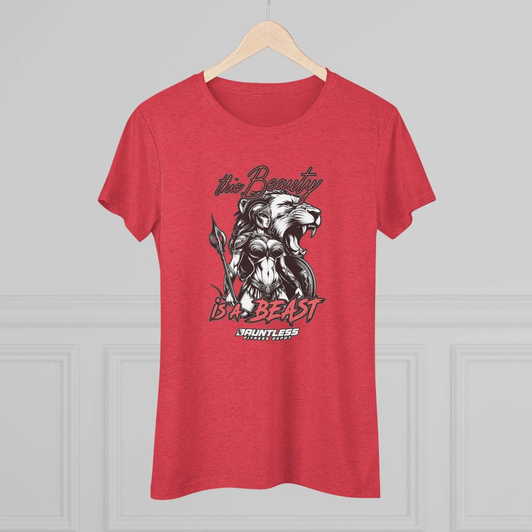 This Beauty is a Beast Women's Triblend Tee