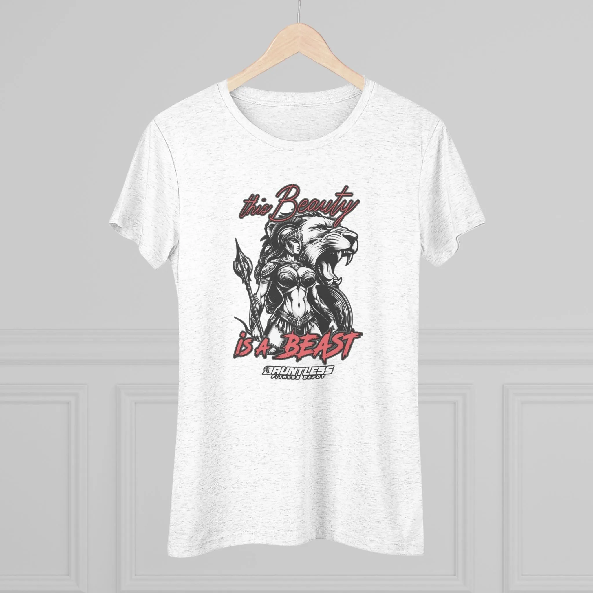This Beauty is a Beast Women's Triblend Tee
