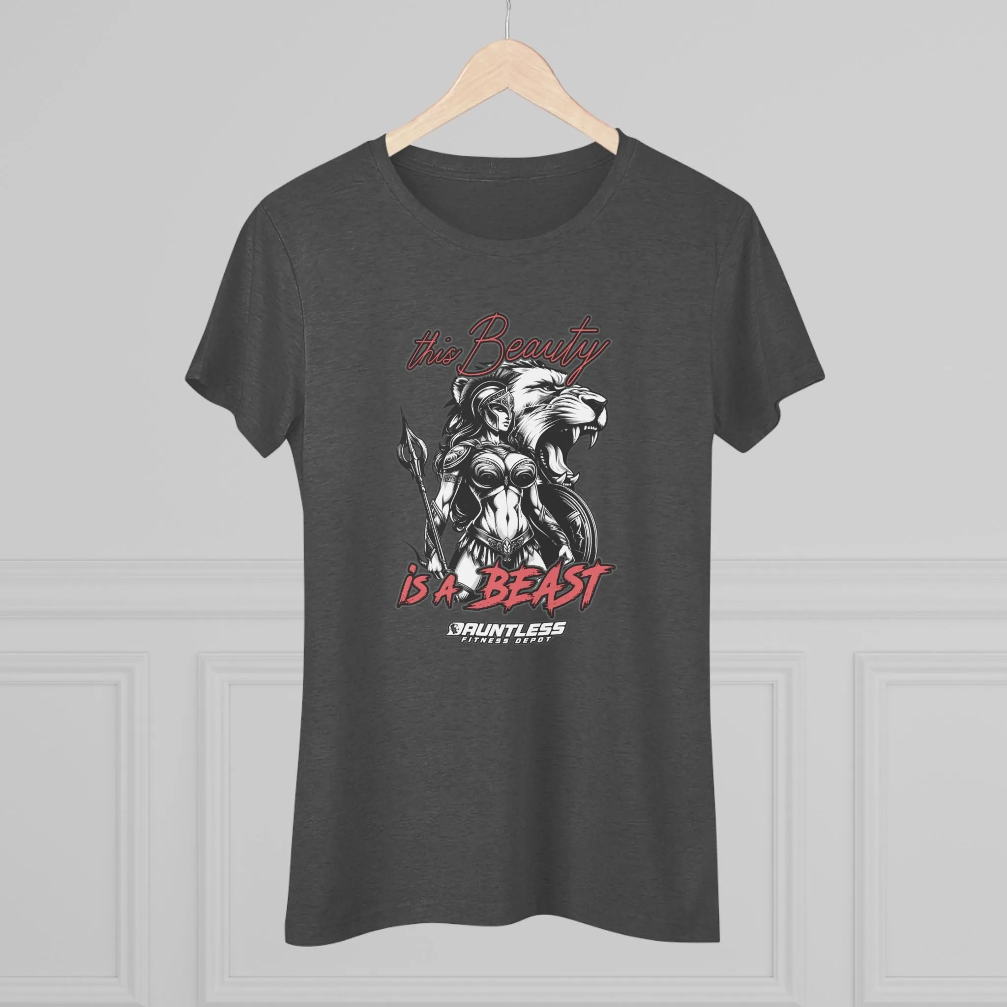 This Beauty is a Beast Women's Triblend Tee