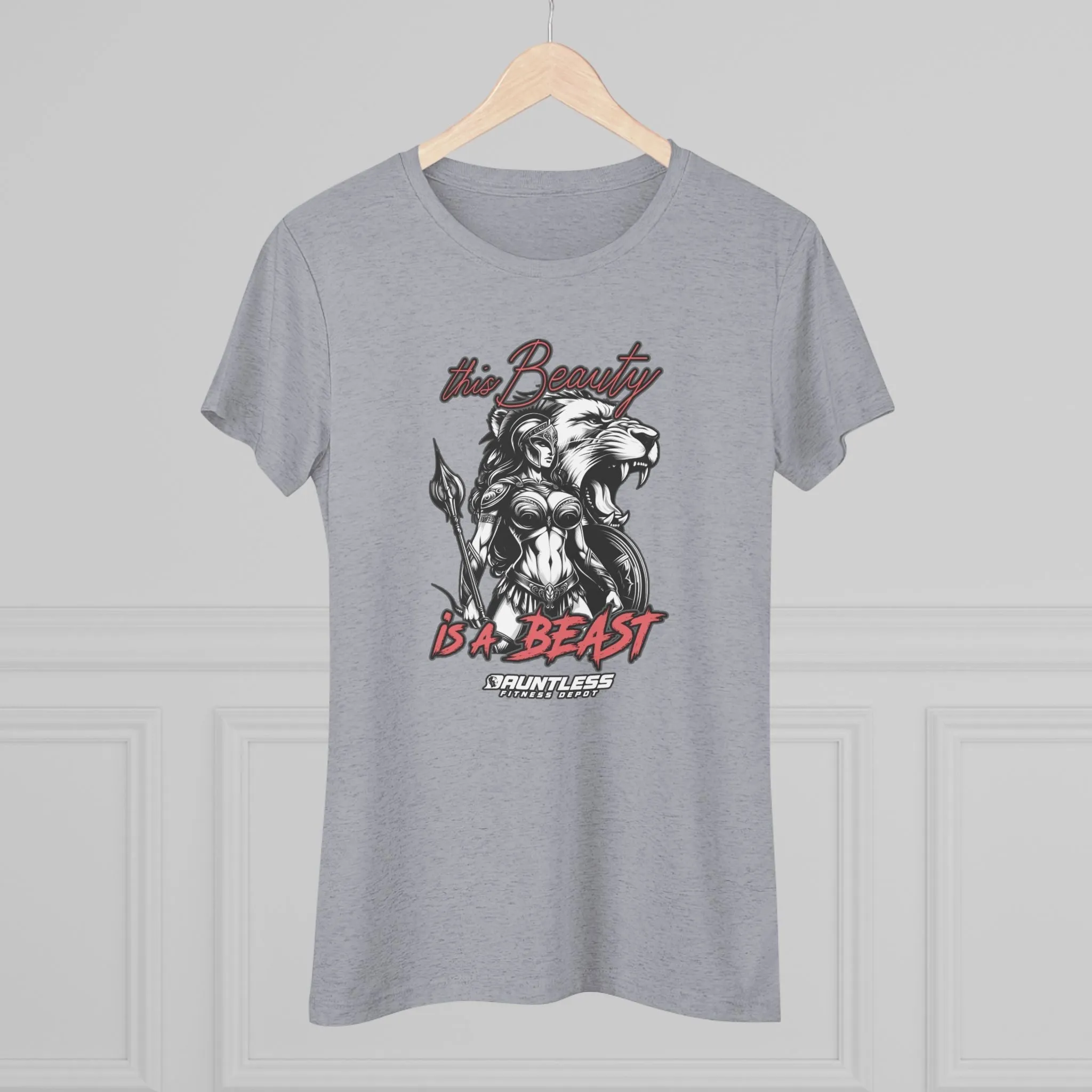 This Beauty is a Beast Women's Triblend Tee