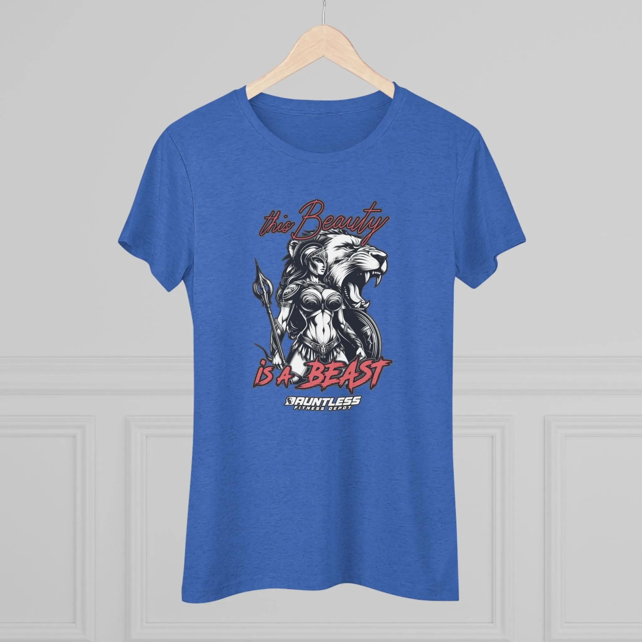 This Beauty is a Beast Women's Triblend Tee