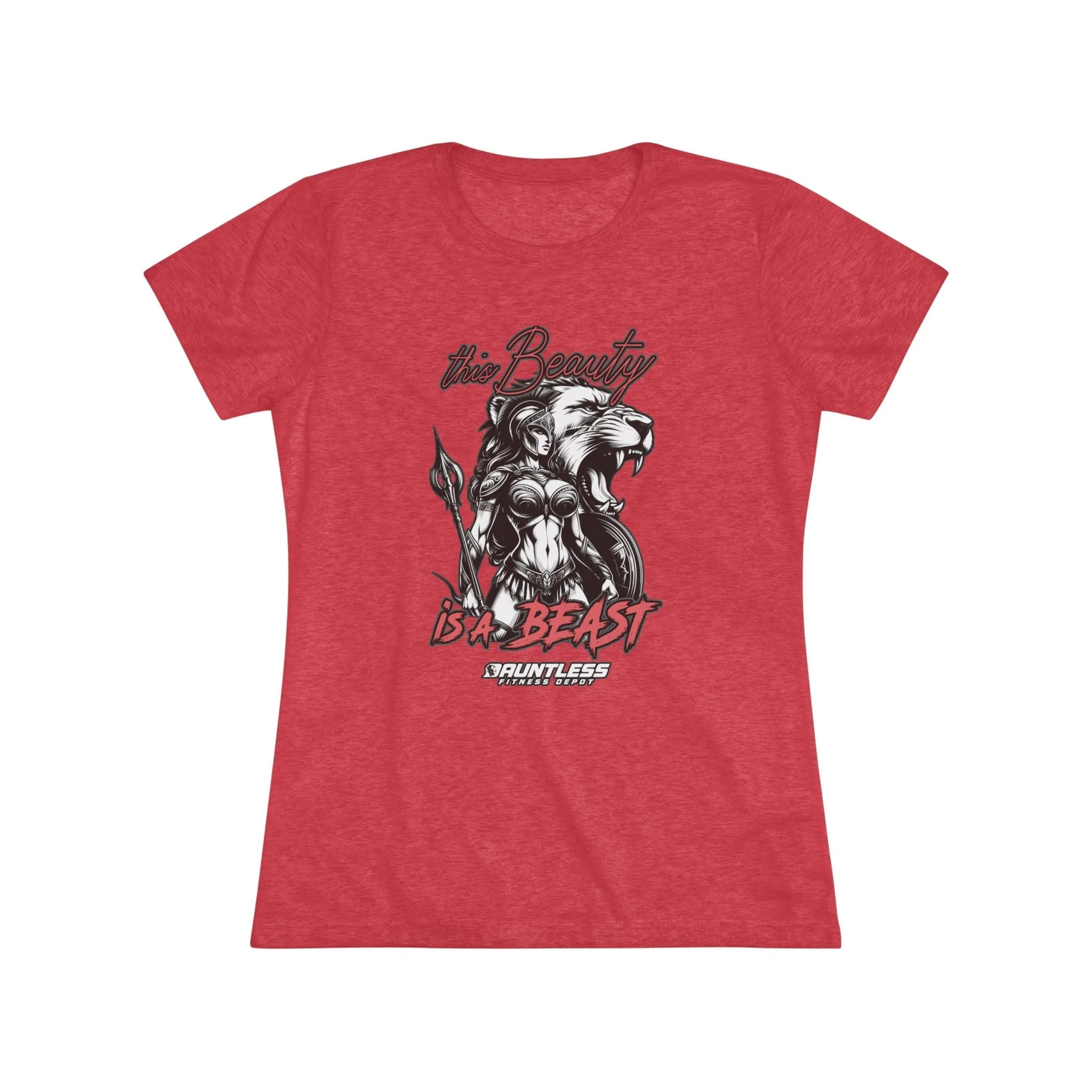 This Beauty is a Beast Women's Triblend Tee