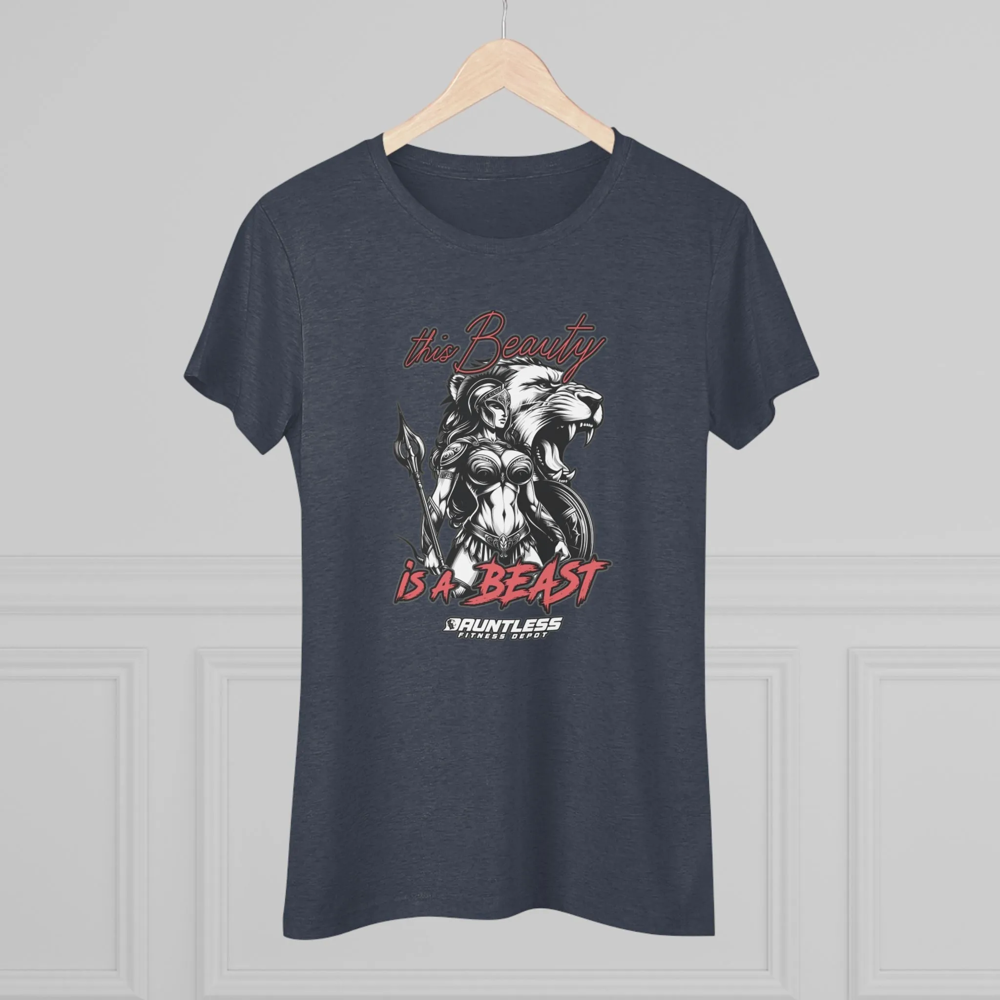 This Beauty is a Beast Women's Triblend Tee