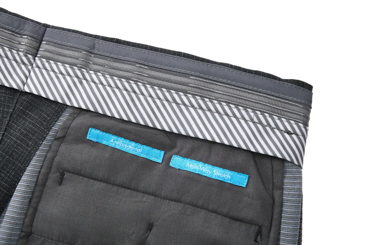 Ultra Soft Multi-Way Stretch Pattern Formal Pants in Slim Fit
