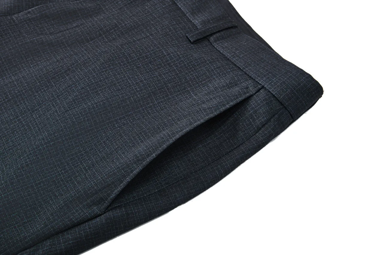Ultra Soft Multi-Way Stretch Pattern Formal Pants in Slim Fit