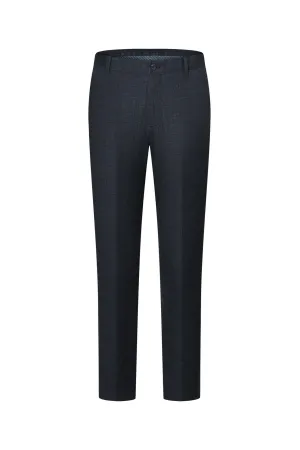 Ultra Soft Multi-Way Stretch Pattern Formal Pants in Slim Fit