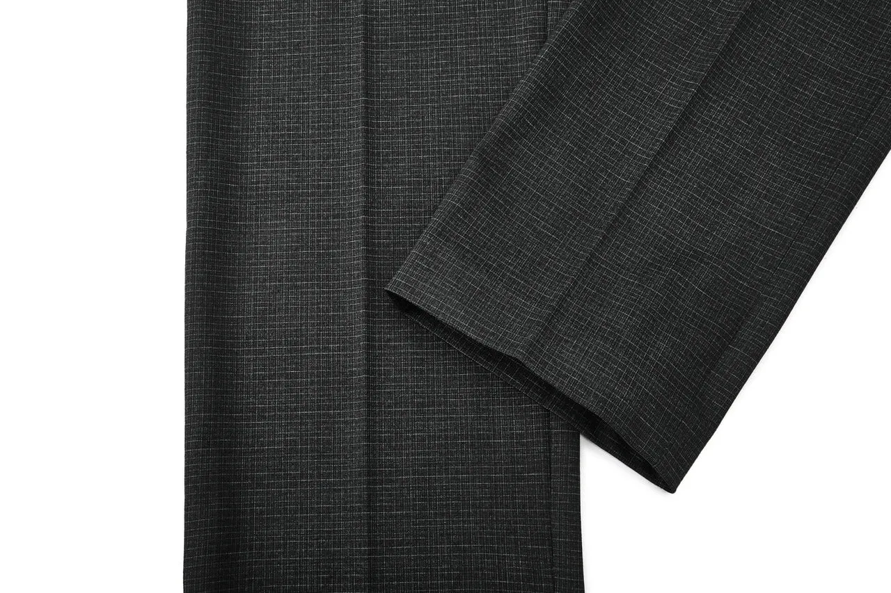 Ultra Soft Multi-Way Stretch Pattern Formal Pants in Slim Fit