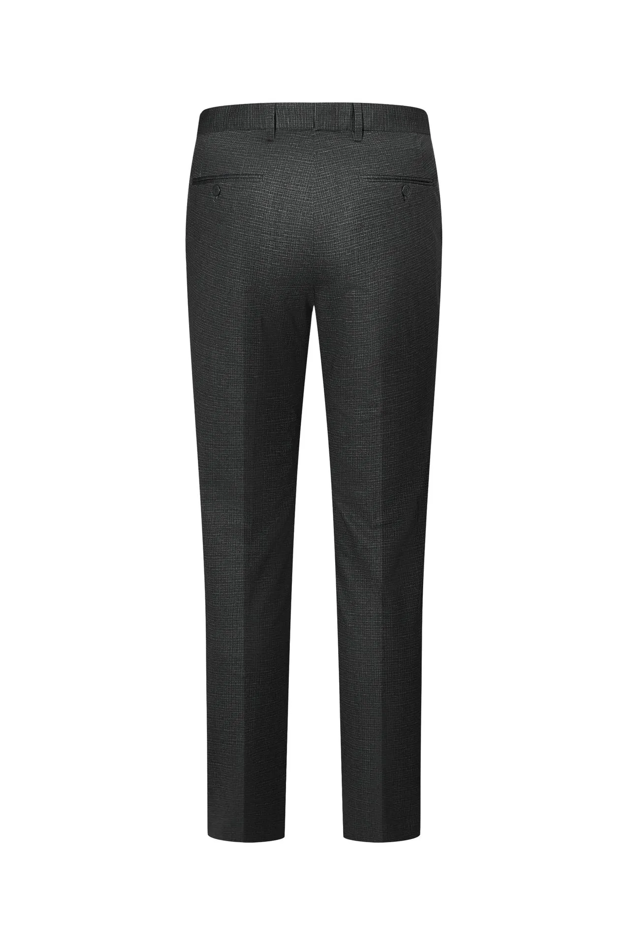 Ultra Soft Multi-Way Stretch Pattern Formal Pants in Slim Fit