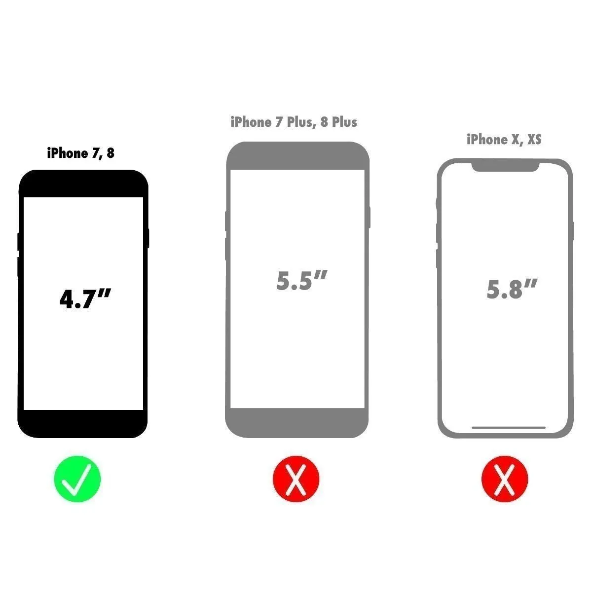 Under Armour Grip Series Hybrid Case for Apple iPhone 8 7 6s - Black / Red