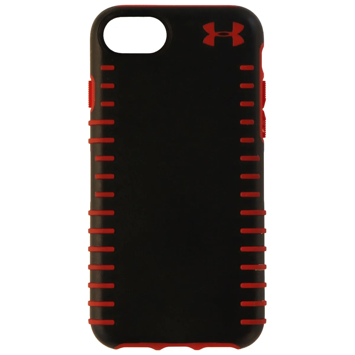 Under Armour Grip Series Hybrid Case for Apple iPhone 8 7 6s - Black / Red