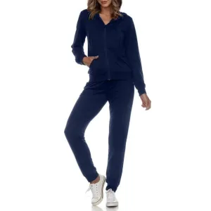 Women's 2-Piece Hoodie Sweatshirt & Jogger Pants Lounge Active Gym Yoga Set